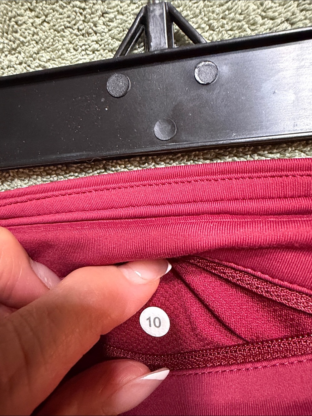 Lululemon Athletic Skort in Deep Wine Red - Picture 9 of 9